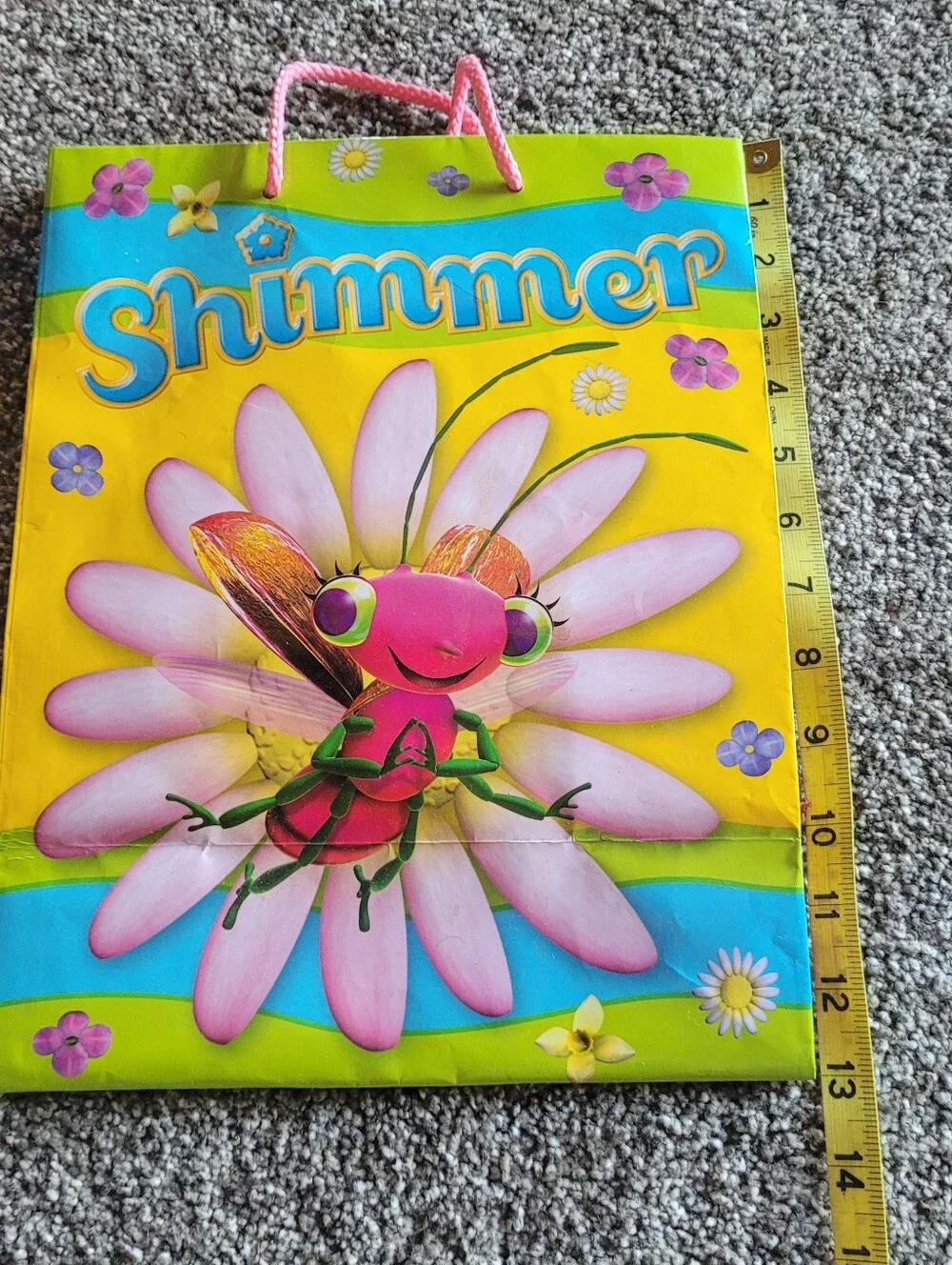 Shimmer Beetle Ladybug Miss Spider Sunny Patch Gift Bag Birthday Present